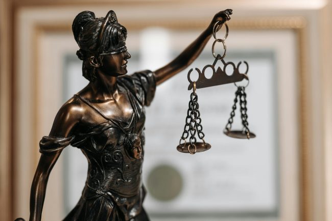 Allégorie de la justice (c) Pexels Pavel Danilyuk