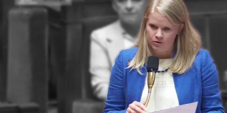 La députée Justine Gruet à l’Assemblée nationale en juin 2025