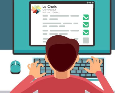Dessin-homme-devant-un-questionnaire-en-ligne