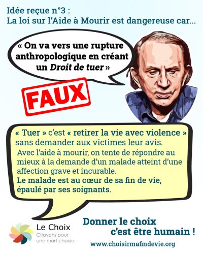 Idée reçue n°3 - On va vers une rupture anthropologique en créant un "droit de tuer"